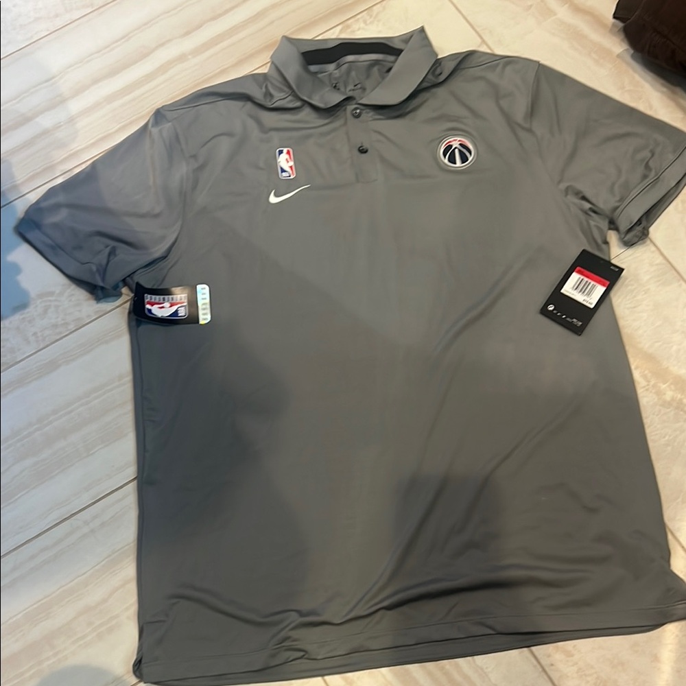 Nike Gray Performance Polo Shirt